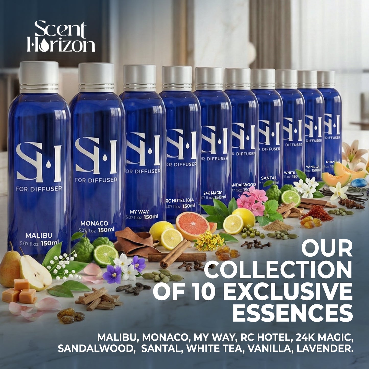 Malibu No.1003 Aroma Scent Diffuser Refill – 150ml