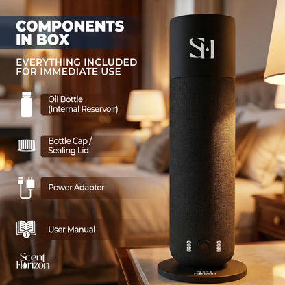 Hotel Waterless Scent Diffuser for Home Large Room - Tower Design 2026, Oil Diffusers for Home, Hotel Aroma Oil Diffuser, Cold Air Fragrance Diffuser, Luxury Home Diffuser for Office & Whole House
