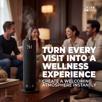Hotel Waterless Scent Diffuser for Home Large Room - Tower Design 2026, Oil Diffusers for Home, Hotel Aroma Oil Diffuser, Cold Air Fragrance Diffuser, Luxury Home Diffuser for Office & Whole House