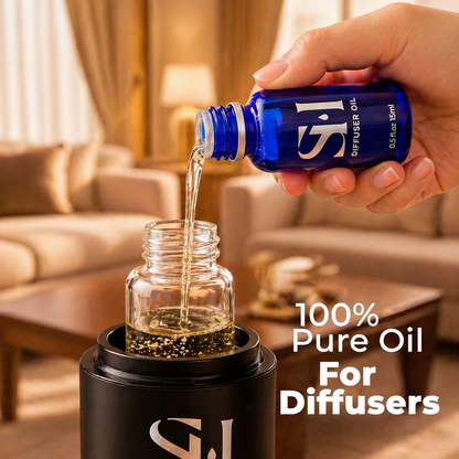 Sandalwood SW08 Hotel Scent Diffuser Oil | 0.5 Fl oz (15 ml) - Waterless Diffuser Oil Refill & Highly Concentrated Fragrance Oil, Diffuser Oil Scents Luxury, Hotel Oil Diffuser