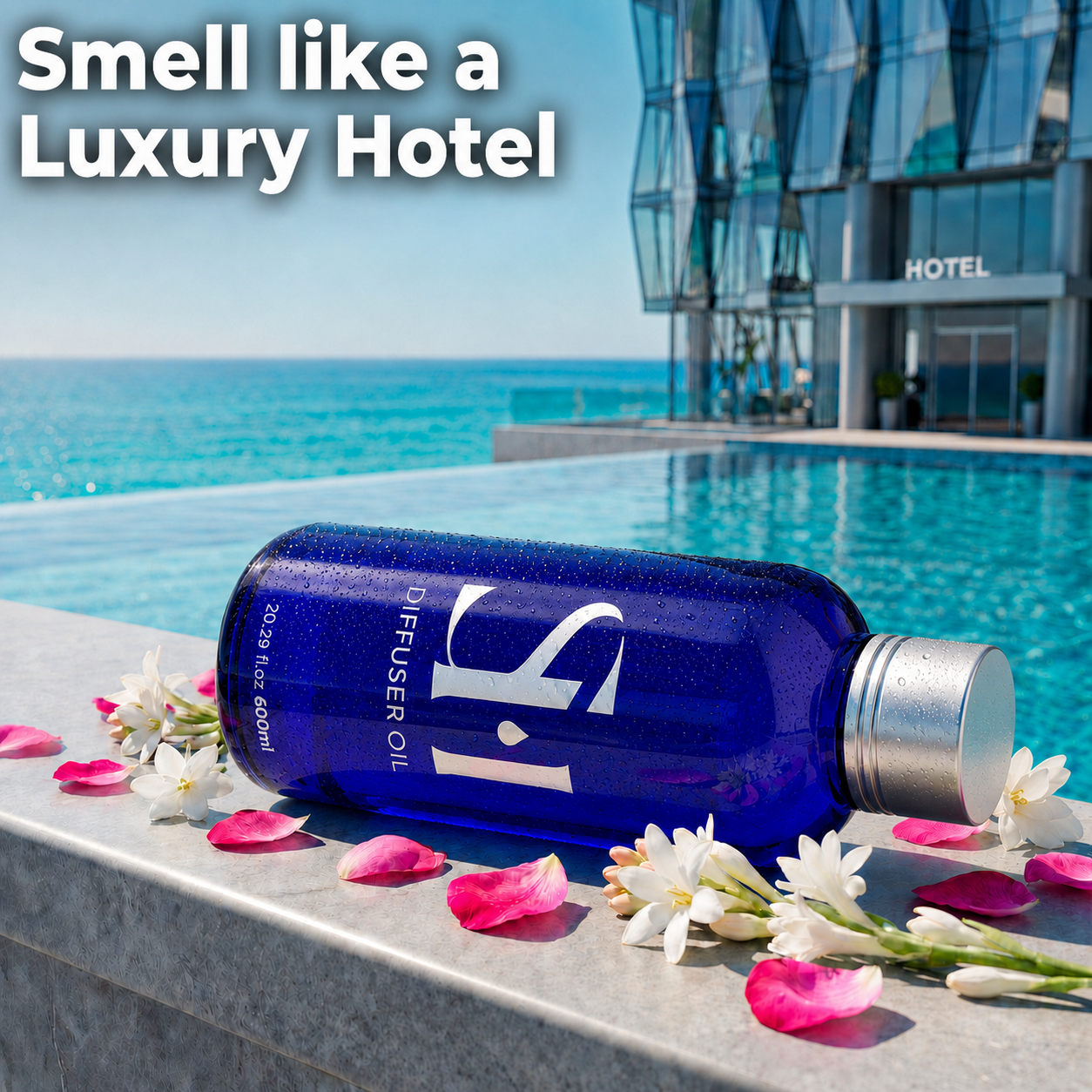 Inspired by My Way MW06 Hotel Scent Diffuser Oil | 20.28 Fl oz (600 ml) - Waterless Diffuser Oil Refill & Highly Concentrated Fragrance Oil, Diffuser Oil Scents, Hotel Oil Diffuser