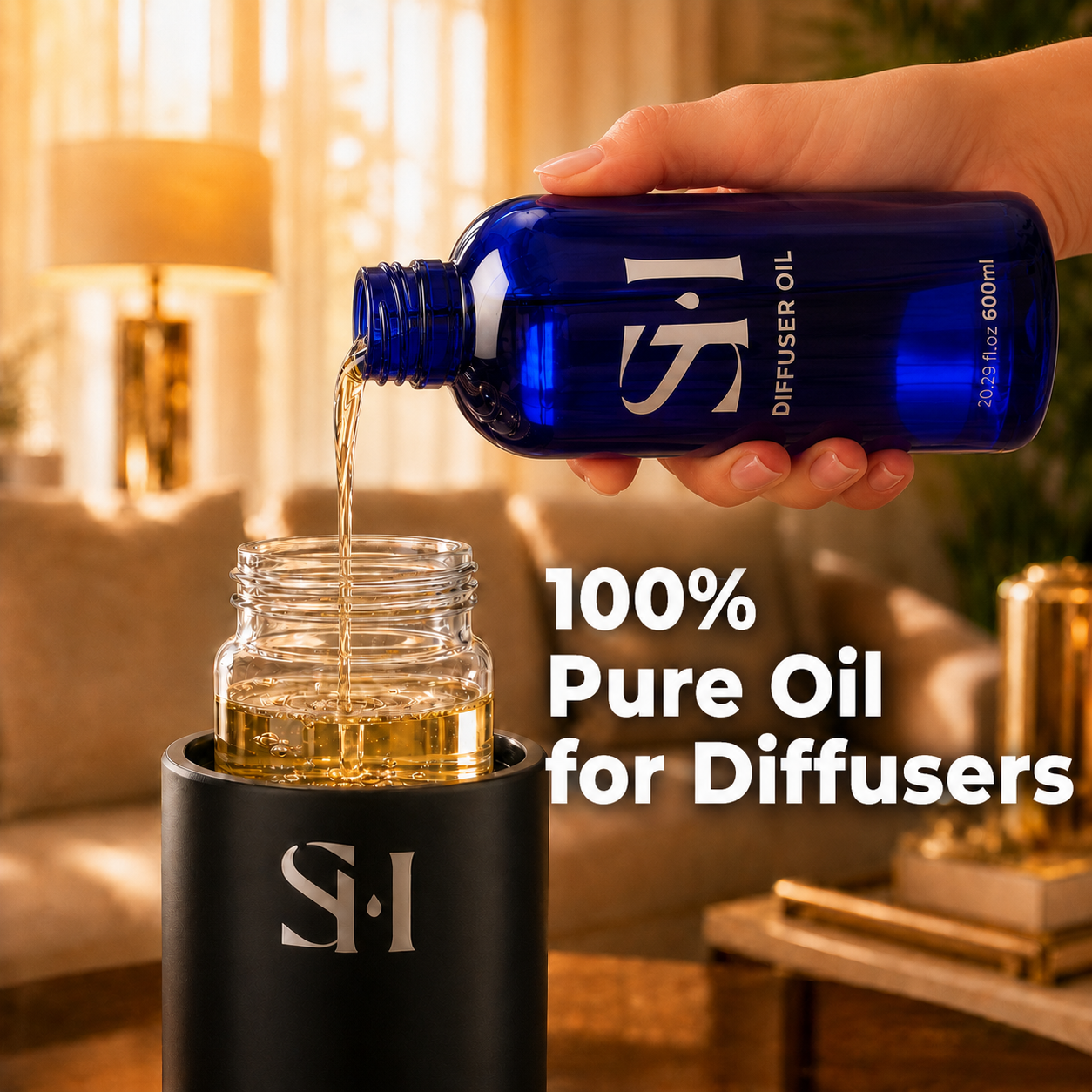 Inspired by My Way MW06 Hotel Scent Diffuser Oil | 20.28 Fl oz (600 ml) - Waterless Diffuser Oil Refill & Highly Concentrated Fragrance Oil, Diffuser Oil Scents, Hotel Oil Diffuser