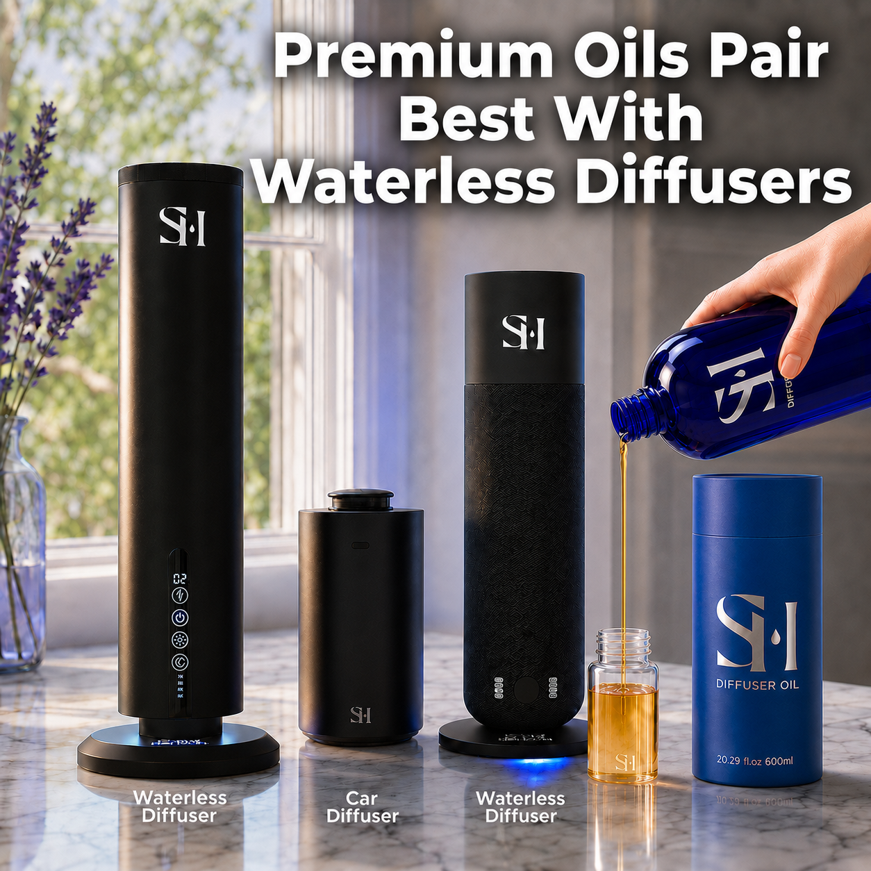 Inspired by My Way MW06 Hotel Scent Diffuser Oil | 20.28 Fl oz (600 ml) - Waterless Diffuser Oil Refill & Highly Concentrated Fragrance Oil, Diffuser Oil Scents, Hotel Oil Diffuser