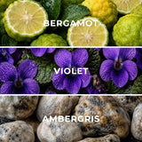 Inspired by Baccarat BC07 fragrance notes - bergamot, violet, ambergris - Scent Horizon