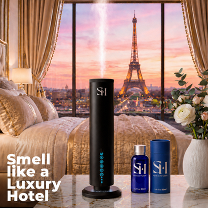 Paris 24k PK12 Hotel Scent Diffuser Oil | 5.07 Fl oz (150 ml) - Waterless Diffuser Oil Refill & Highly Concentrated Fragrance Oil, Diffuser Oil Scents Luxury, Hotel Oil Diffuser