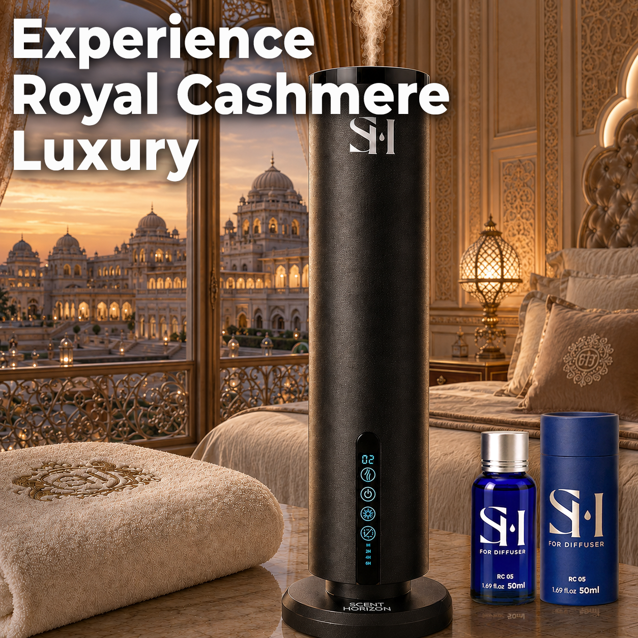 Royal Cashmere RC Hotel 5-Star RC05 Hotel Diffuser Oil | 1.69 Fl oz (50 ml), Hotel Scent Oil for Ultrasonic & Waterless Diffusers, Luxury Highly Concentrated Fragrance Oil