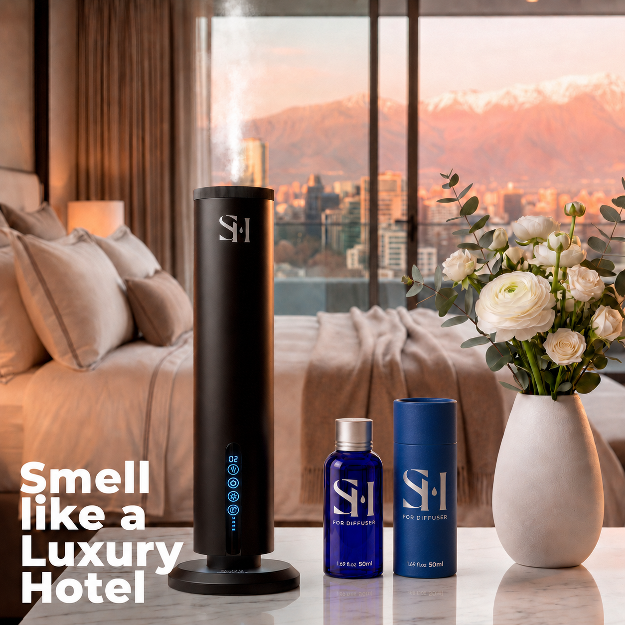 RC HOTEL RC05 | Hotel Scent Diffuser Oil | 5.07 Fl oz (150 ml) - Waterless Diffuser Oil Refill & Highly Concentrated Fragrance Oil, Diffuser Oil Scents Luxury, Hotel Oil Diffuser