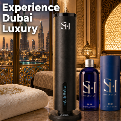 Inspired by 6-Star Hotel Dubai DB04 Hotel Scent Diffuser Oil | 20.28 Fl oz (600 ml) - Waterless Diffuser Oil Refill & Highly Concentrated Fragrance Oil, Diffuser Oil Scents, Hotel Oil Diffuser