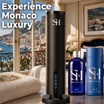 Inspired by 6-Star Hotel Monaco MC01 Hotel Scent Diffuser Oil | 20.28 Fl oz (600 ml) - Waterless Diffuser Oil Refill & Highly Concentrated Fragrance Oil, Diffuser Oil Scents, Hotel Oil Diffuser