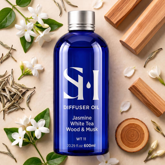 White Tea WT11 Waterless Diffuser Oil 600ml 2-Pack - Scent Horizon
