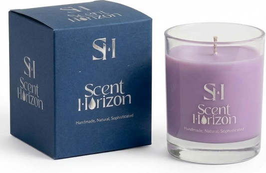 ScentHorizon Lavender Scented Candle | Luxury Aromatherapy Candle for Relaxation, Long Lasting Premium Soy Wax Candle for Home, Spa & Bedroom