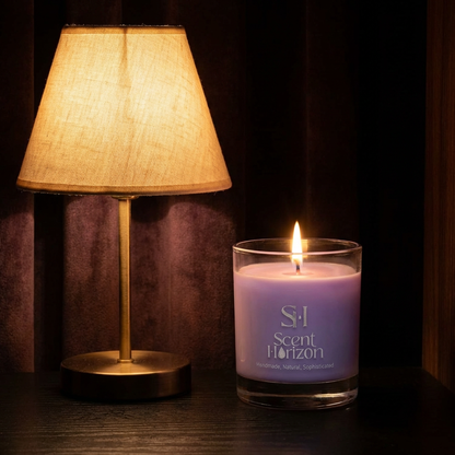 ScentHorizon Lavender Scented Candle | Luxury Aromatherapy Candle for Relaxation, Long Lasting Premium Soy Wax Candle for Home, Spa & Bedroom
